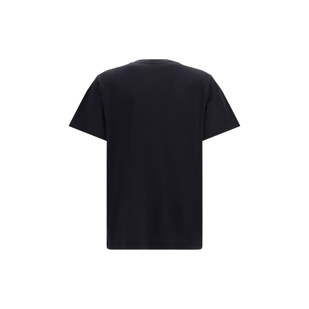 Ganni Black Cotton T-Shirt - Effortless Elegance for the Discerning