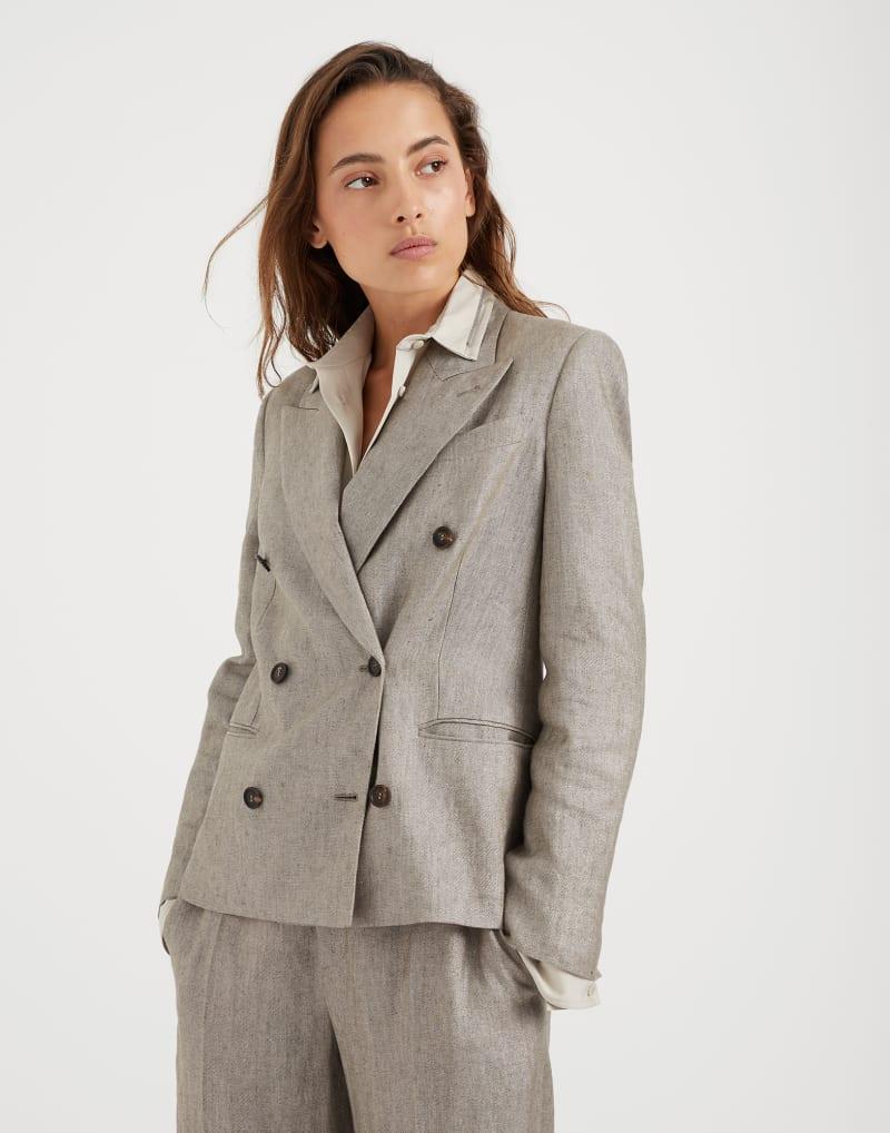 Brunello Cucinelli Brown Linen Blazer