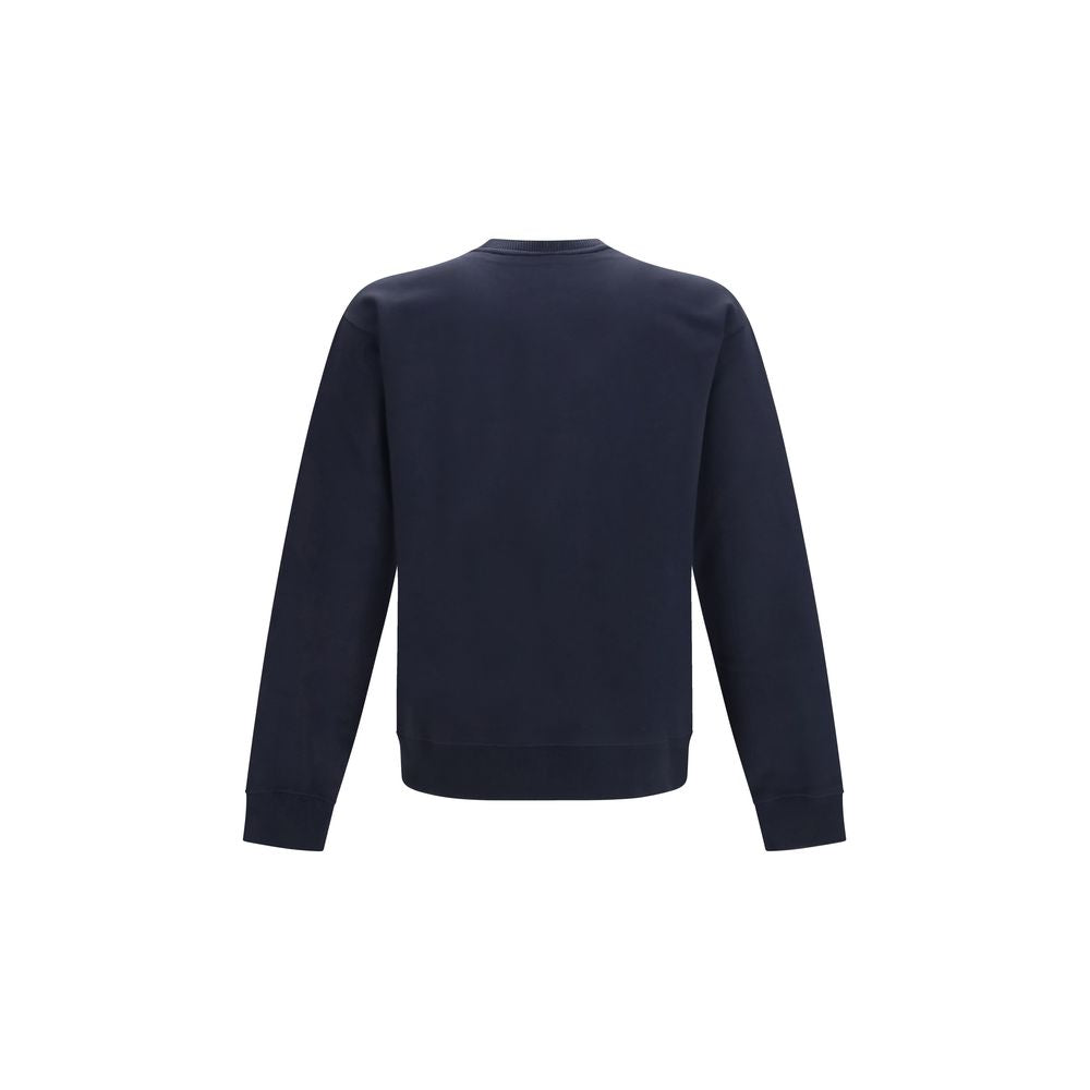 Valentino Blue Cotton Sweatshirt