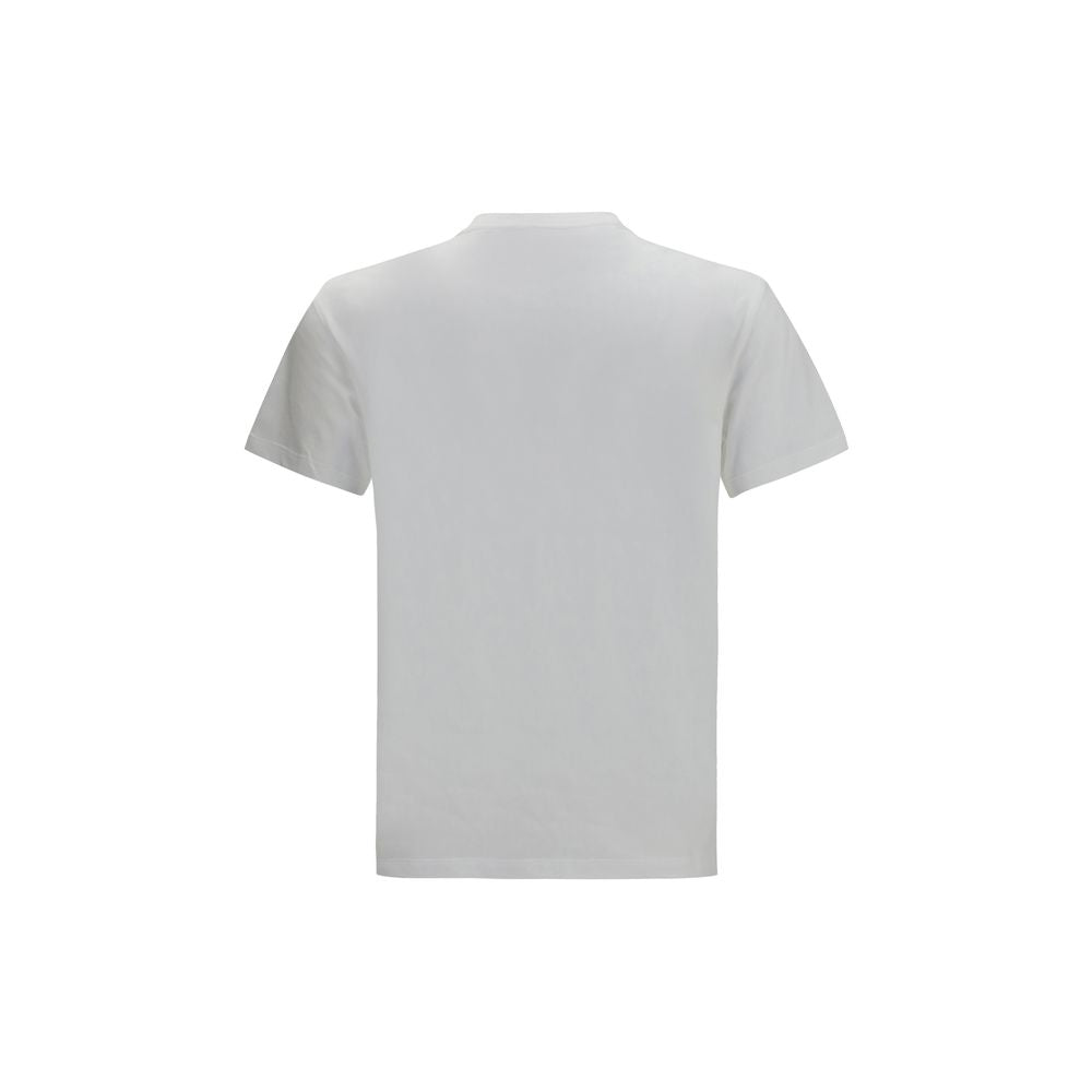 Experience the epitome of elegance with the Valentino White Cotton T-Shirt, crafted from 100% cotton for effortless sophistication and timeless allure.