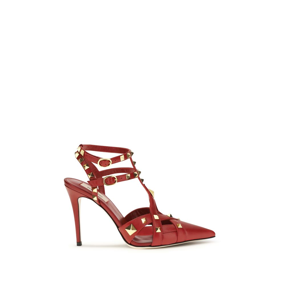Valentino Garavani Multicolor Goatskin High Heel Pumps Couture