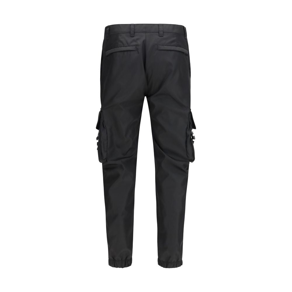 Elevate your wardrobe with Prada's Re-Nylon Cargo Pants, a blend of exquisite craftsmanship and modern utility, crafted from premium polyamide for unmatched sophistication.