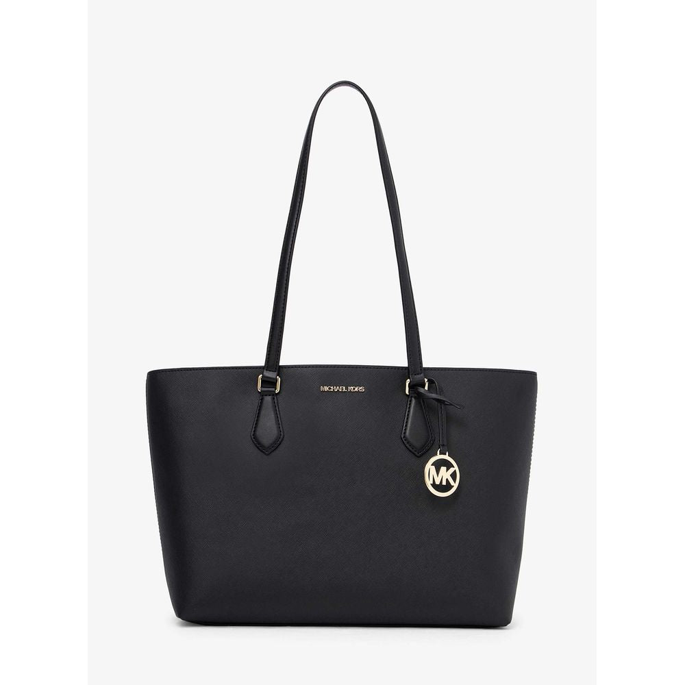 Elevate your style with the Michael Kors Black Canvas Handbag, a luxurious blend of sophistication and functionality, perfect for the discerning individual.