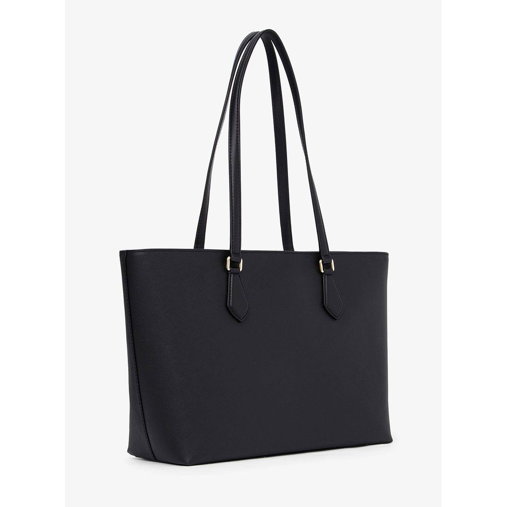 Elevate your style with the Michael Kors Black Canvas Handbag, a luxurious blend of sophistication and functionality, perfect for the discerning individual.