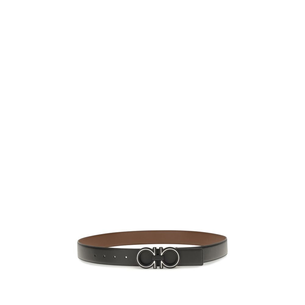 Ferragamo Blue Calf Leather Belt - Timeless Luxury Accessory