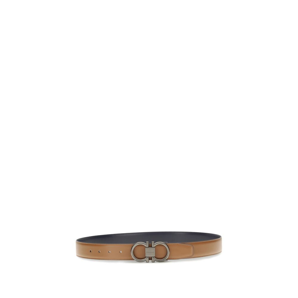 Ferragamo Beige Calf Leather Belt – Timeless Luxury Accessory