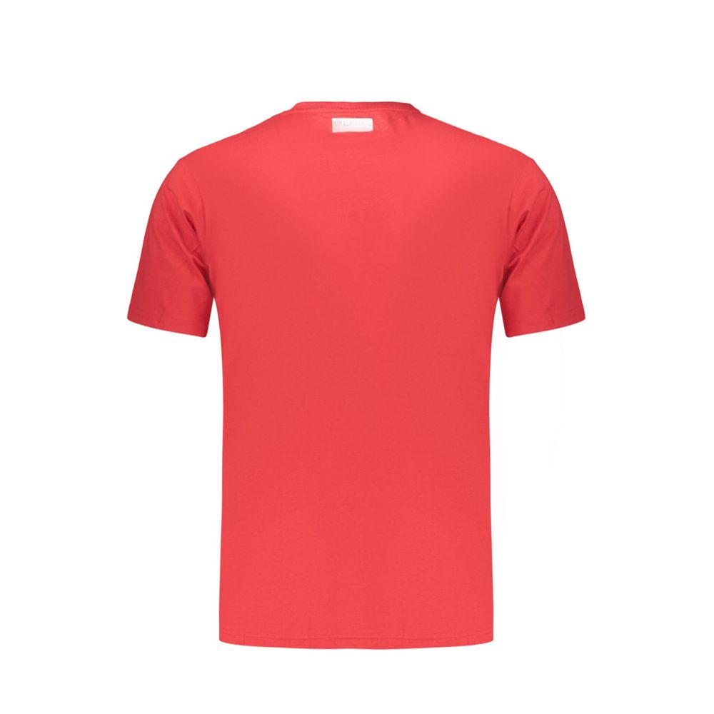 Bikkembergs Red Cotton T-Shirt | Designer Luxe Essentials
