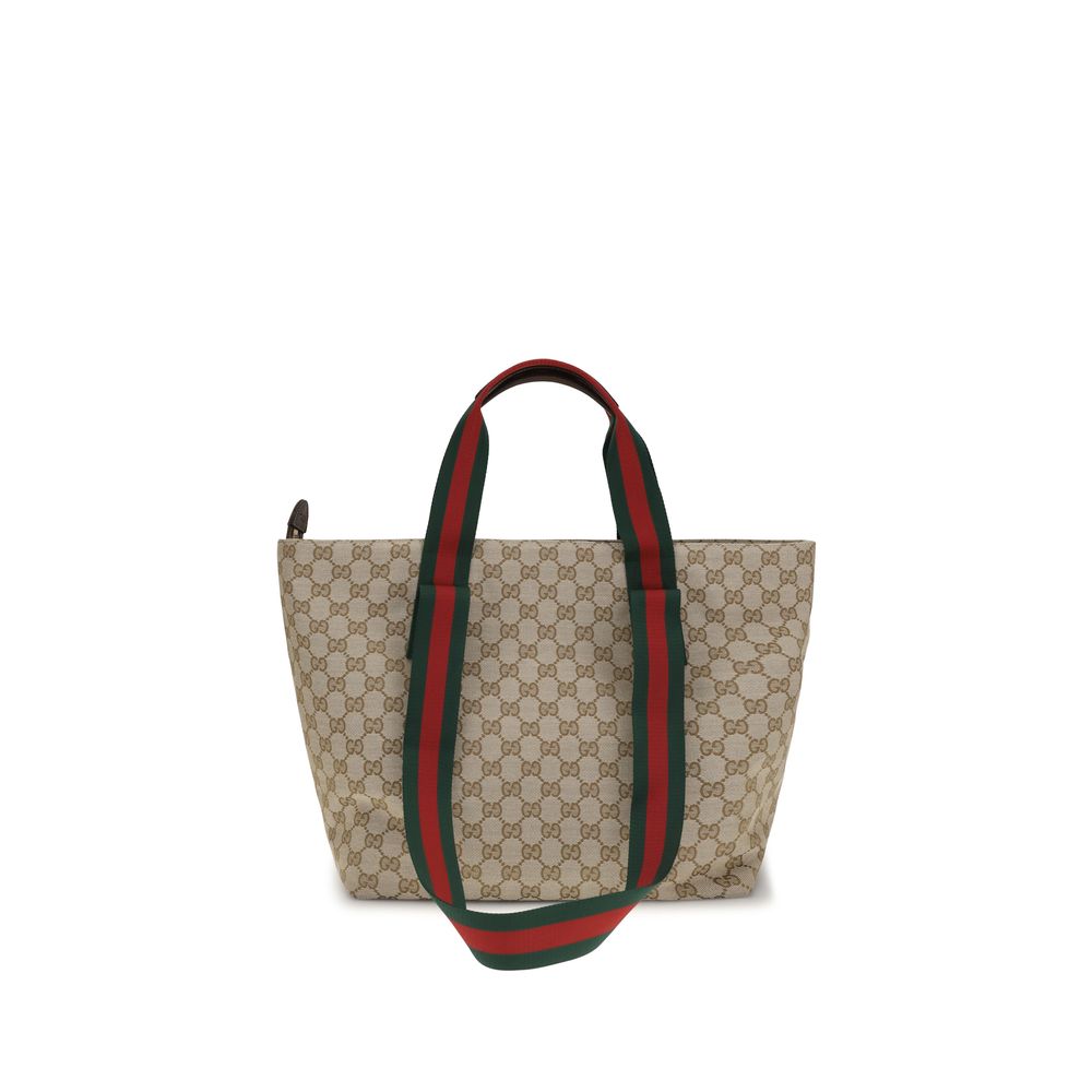 Gucci Beige Fabric Shoulder Bag | Designer Luxury Tote Bag