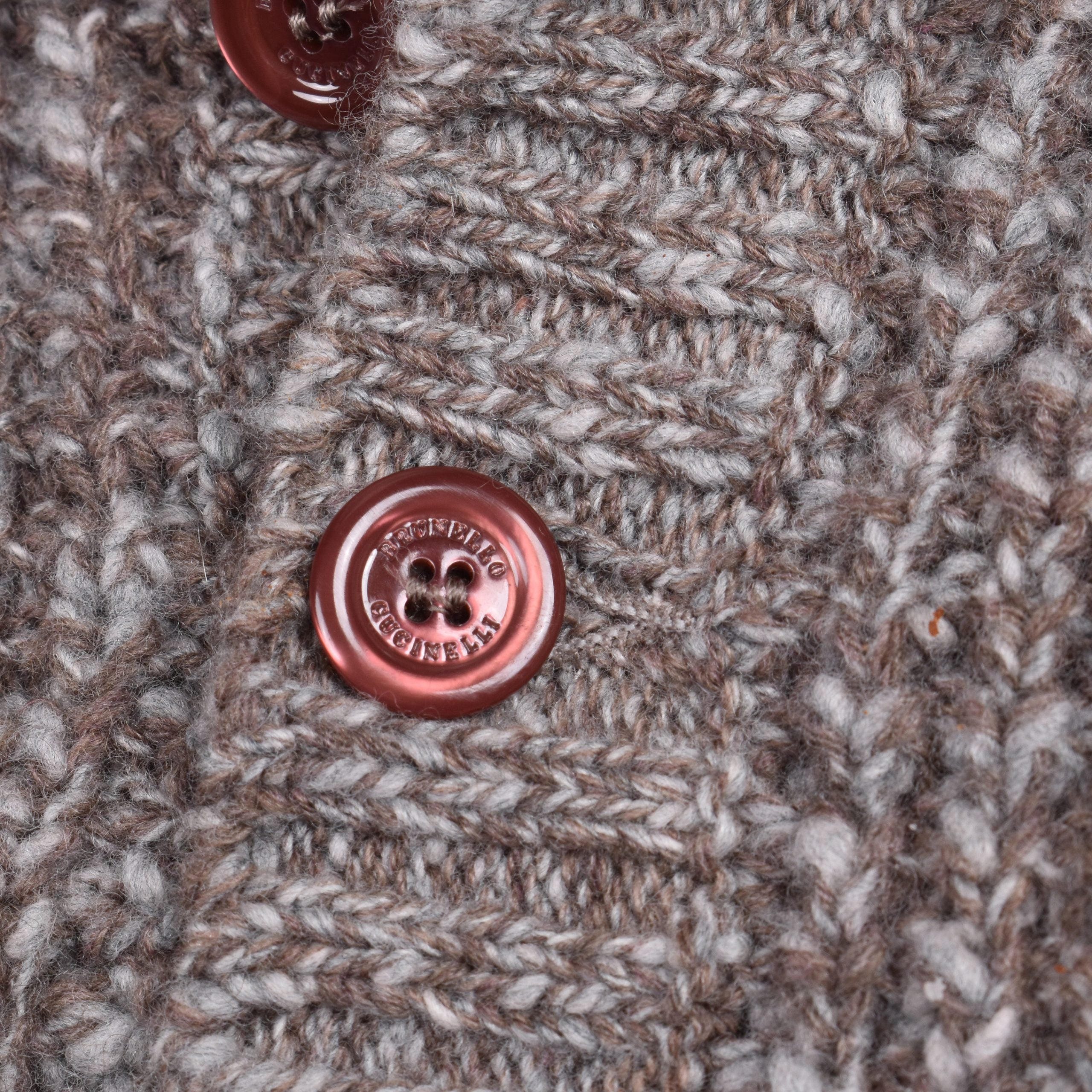 Brunello Cucinelli Brown Elastane Sweatshirt
