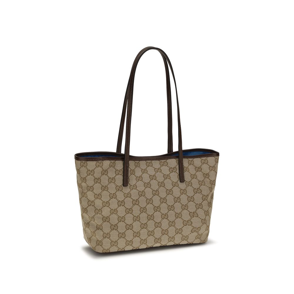 Gucci Beige Fabric Handbag - Artisanal Luxury Tote Elegance