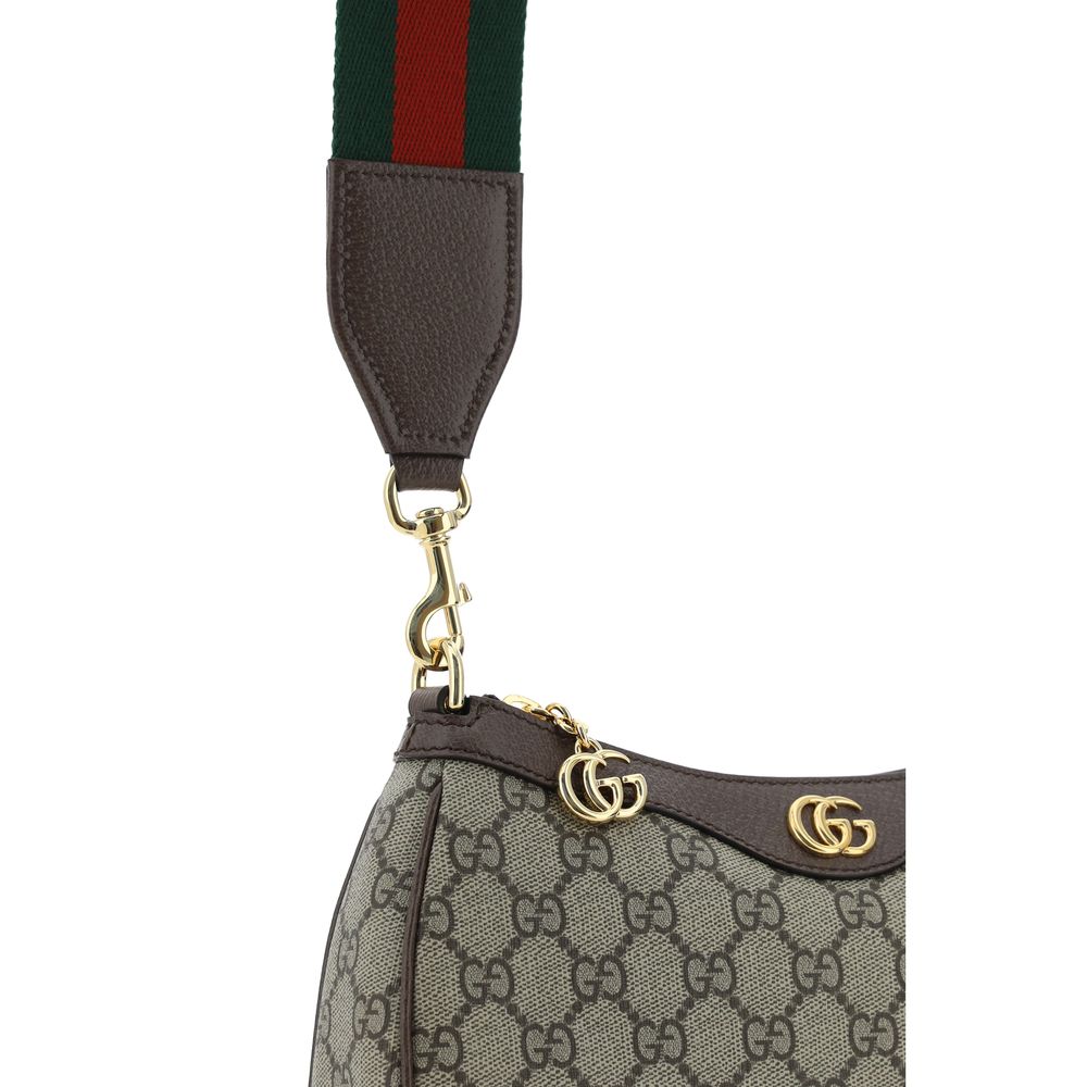 Gucci Brown Cotton Shoulder Bag | Artisanal Luxury Redefined