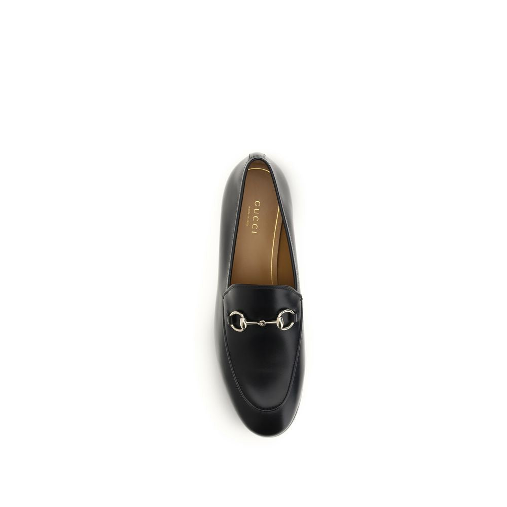 Gucci Black Calf Leather Loafers - Artisanal Luxury Footwear