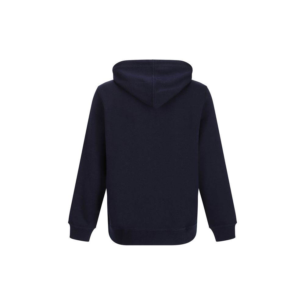 Brunello Cucinelli Blue Cotton Sweatshirt - Designer Luxury Couture