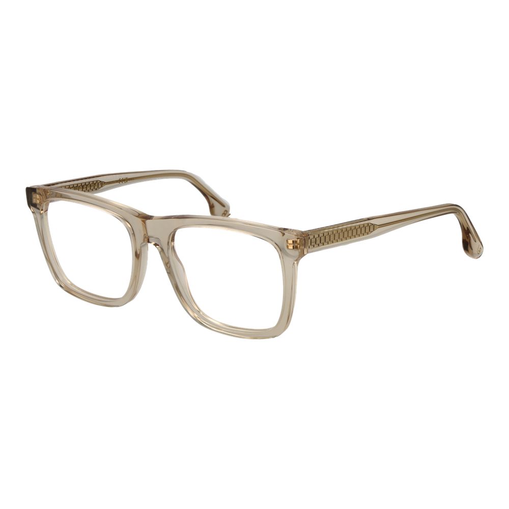 Experience the exquisite craftsmanship of Victoria Beckham's Beige Acetate Glasses, a timeless accessory that embodies luxury and sophistication for the discerning individual.