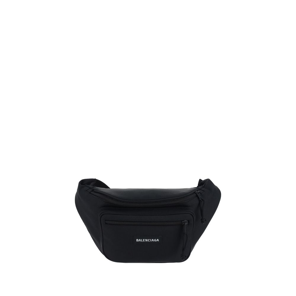 Balenciaga Black Polyester Clutch Bag - Artisanal Luxury Accessory