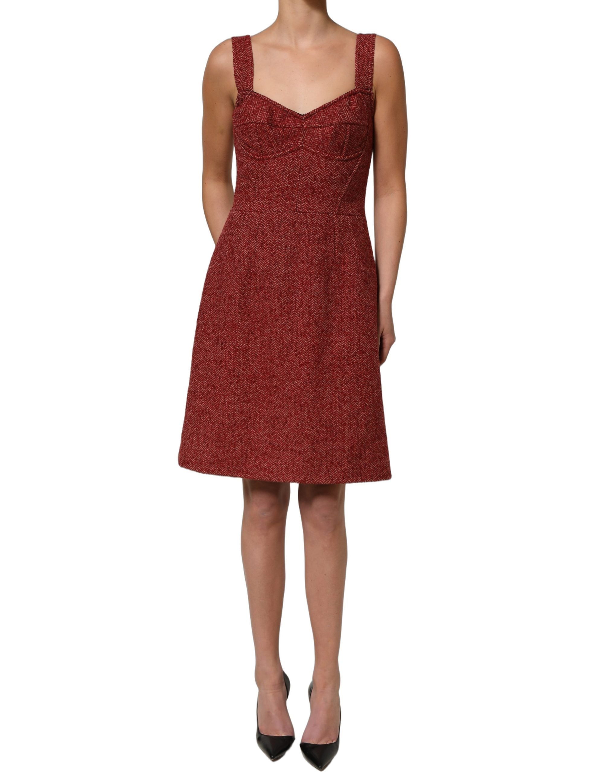 Experience the allure of the Dolce & Gabbana Multicolor Tweed Belted Babydoll Mini Dress, a masterpiece of Italian craftsmanship, perfect for unforgettable evenings.
