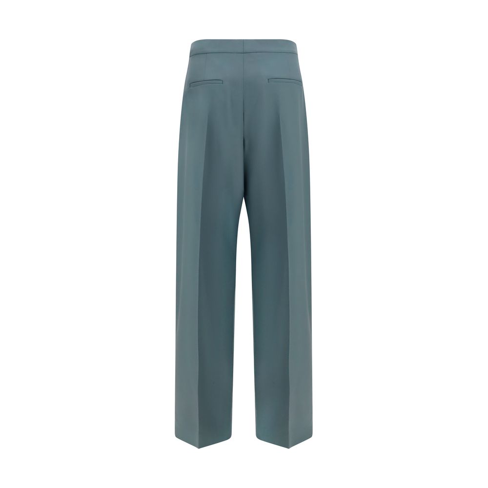 Chloé Bicolor Wool Dress Pants - Designer Tailored Luxury