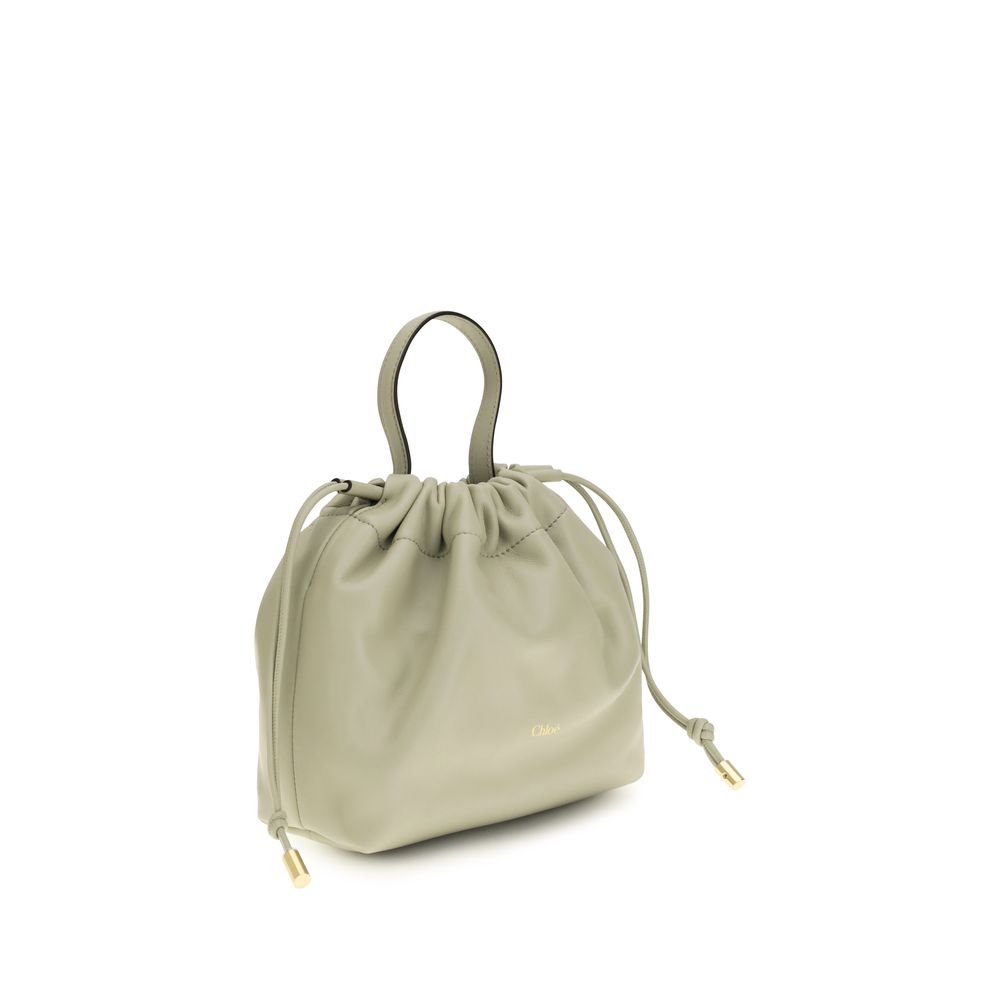 Chloé Gray Lamb Ovis Aries Shoulder Bag - Artisanal Luxury