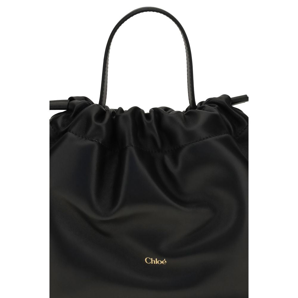 Chloé Black Lamb Ovis Aries Shoulder Bag | Artisanal Luxury