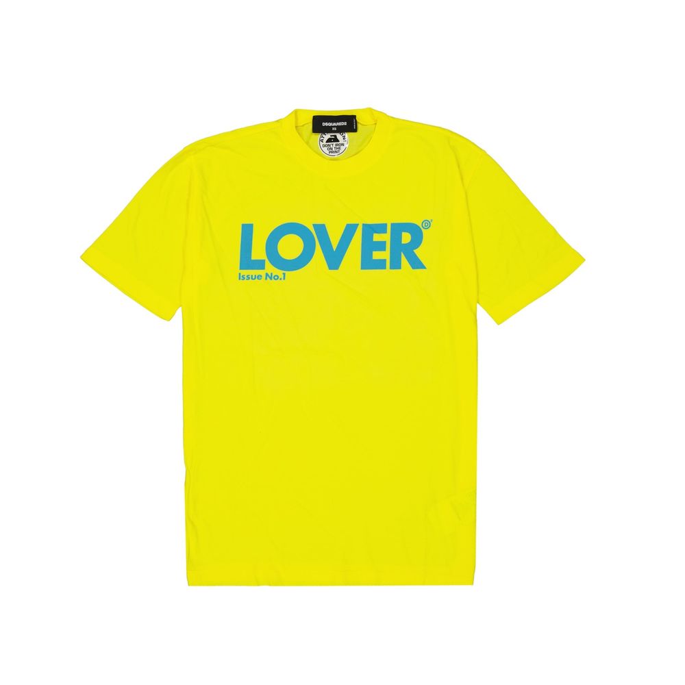 Dsquared² Bicolor Cotton T-Shirt - Artisanal Luxury Essentials
