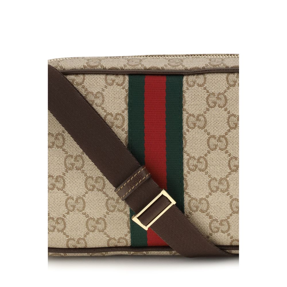 Gucci Beige Fabric Shoulder Bag | Artisanal Luxury Accessory
