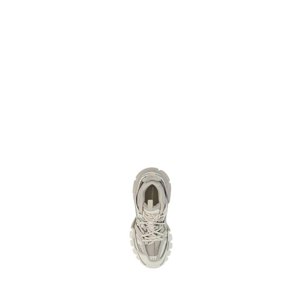 Balenciaga White Track Sneakers - Designer Luxury Footwear