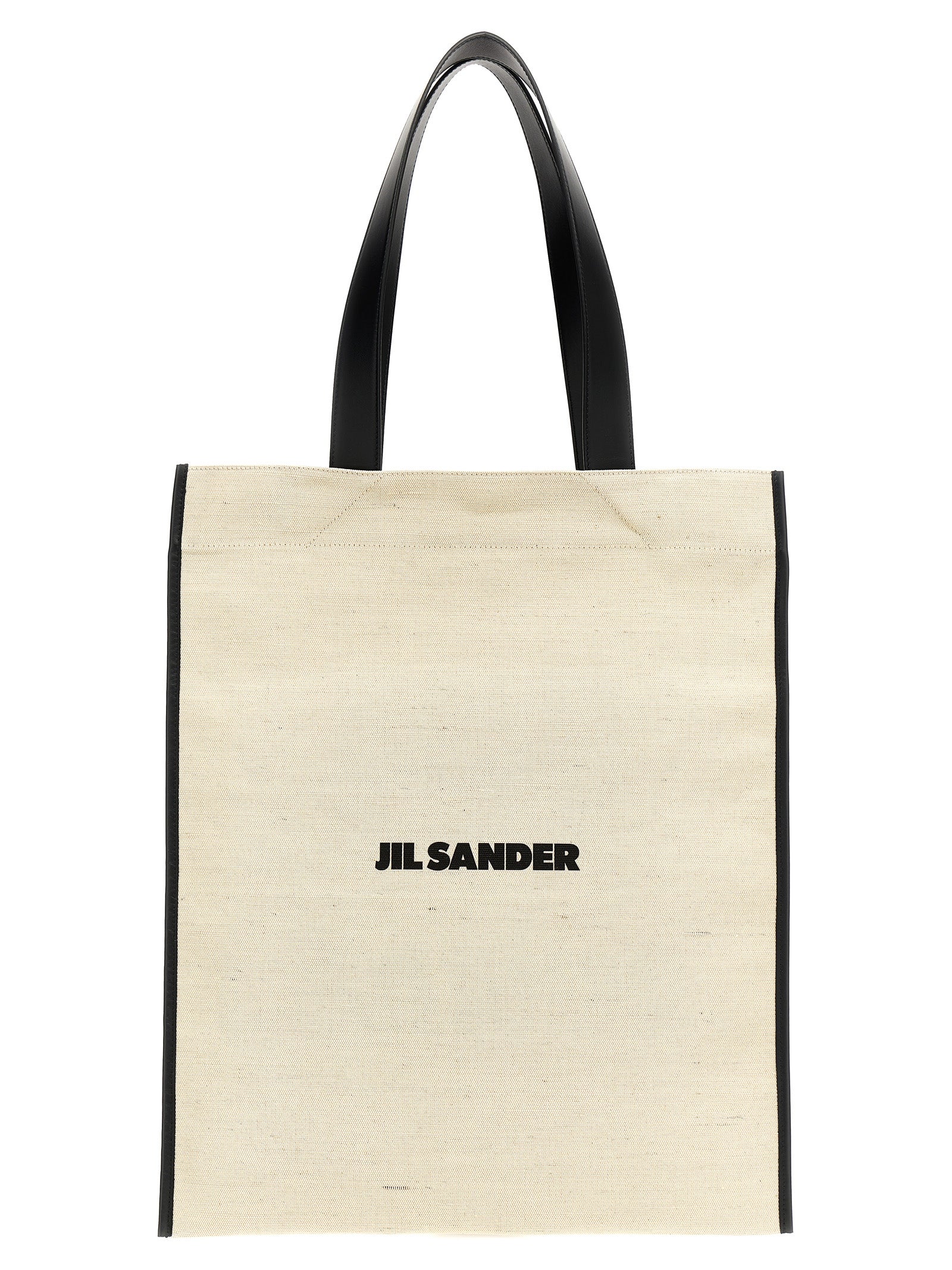 Discover the Jil Sander Bicolor Cotton Tote Bag, a masterpiece of artisanal luxury, blending exquisite craftsmanship and modern elegance for the discerning individual.