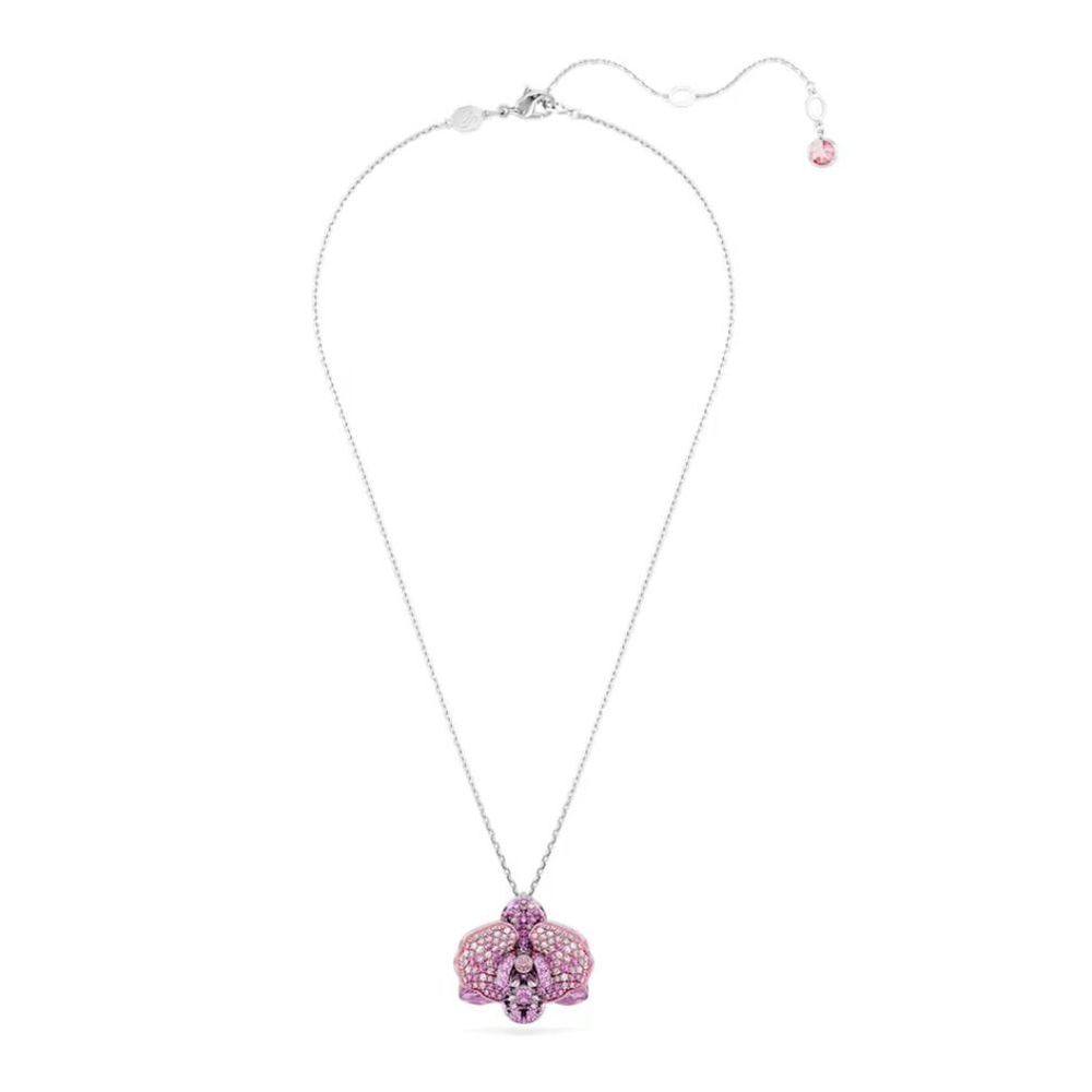 Swarovski Multicolor Stainless Steel Necklace, Artisanal Elegance