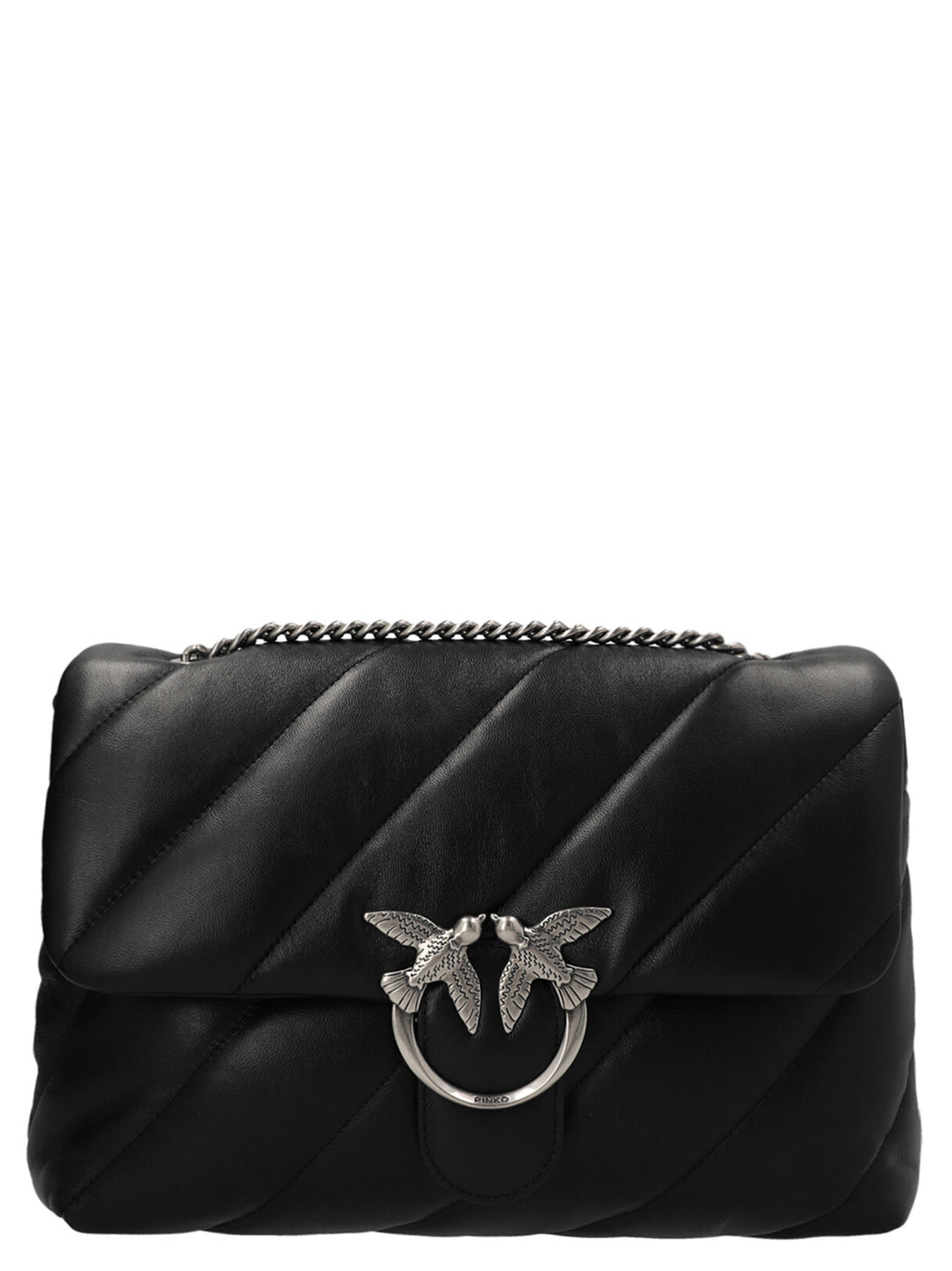 PINKO Classic Love Puff Crossbody Bag, Designer Luxury Essentials