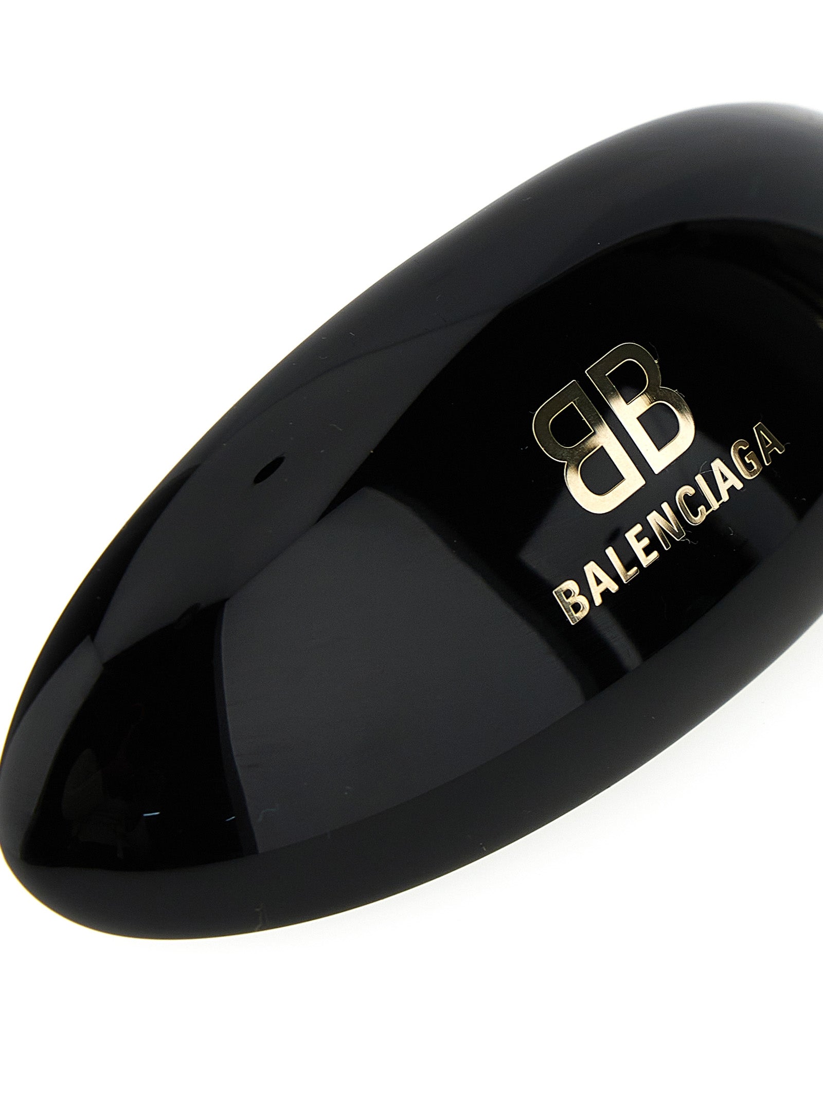 Balenciaga Black Hair Clip - Artisanal Luxury Accessory