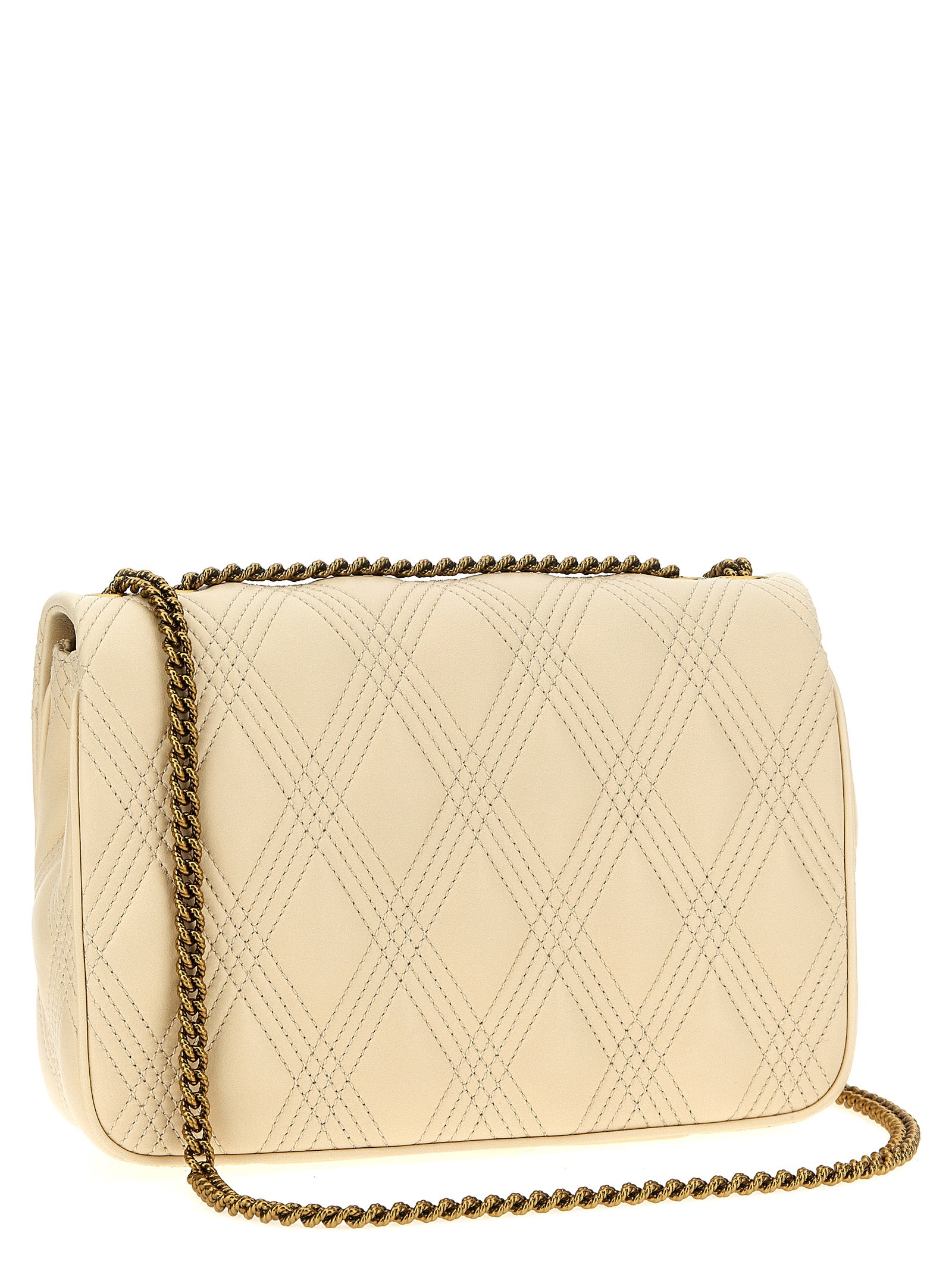 Valentino Garavani White Lamb Leather Shoulder Bag - Artisanal Luxury