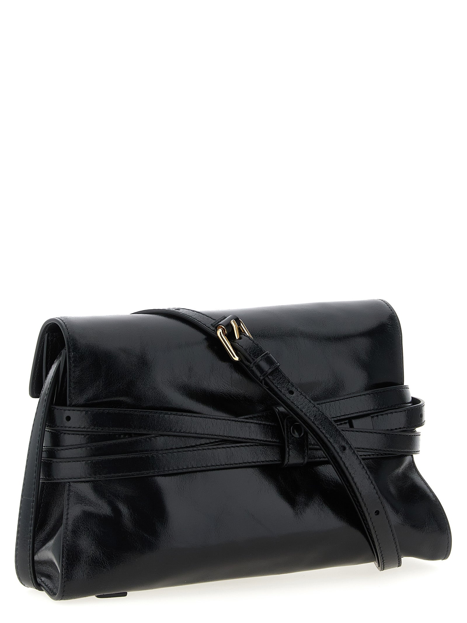 Elevate your style with the Moschino Black Leather Crossbody Bag, a testament to Italian craftsmanship, blending sophistication and versatility for the discerning fashion aficionado.