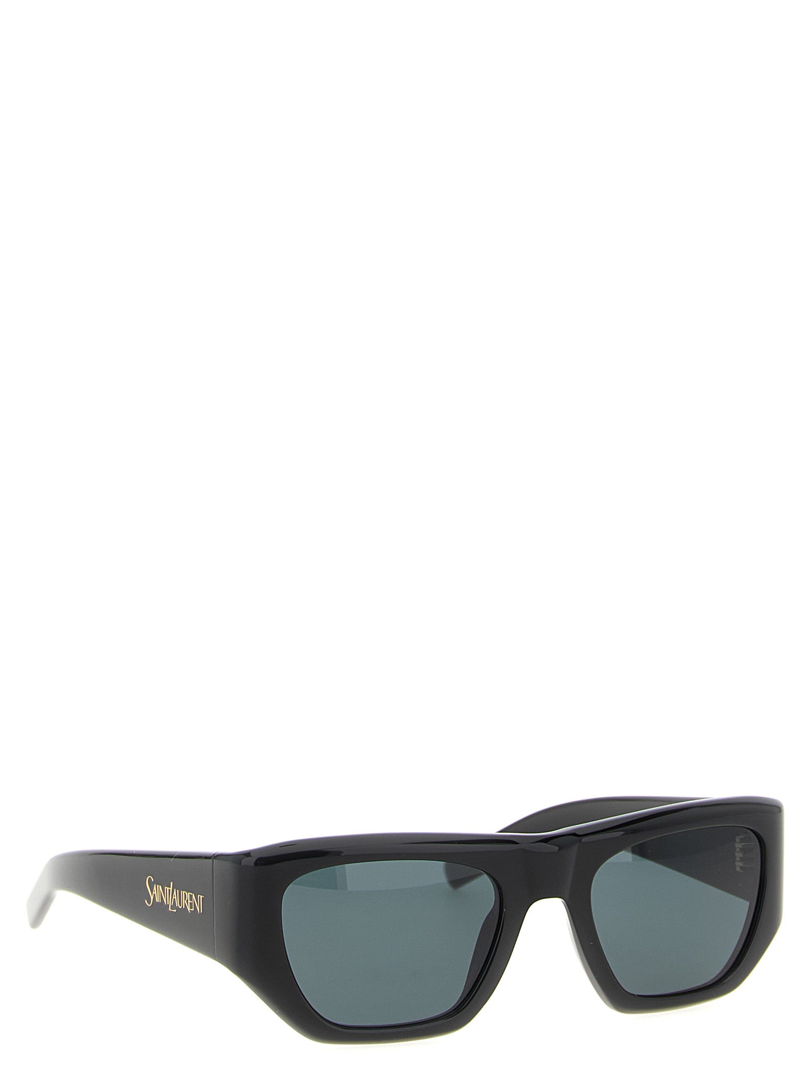 Experience the allure of Saint Laurent Black Acetate Sunglasses, where exquisite craftsmanship meets modern luxury, elevating your style to iconic heights.