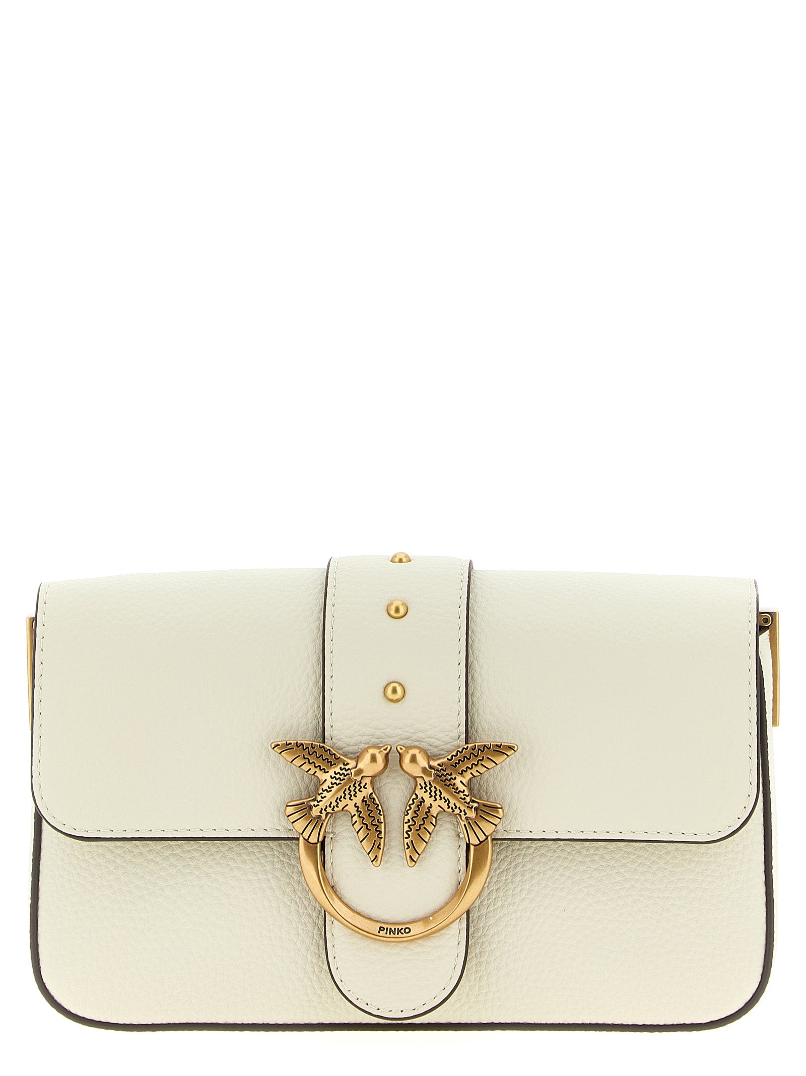 Discover the PINKO White Goatskin Crossbody Bag, a masterpiece of artisanal craftsmanship, blending luxurious goat leather with timeless elegance for the discerning individual.