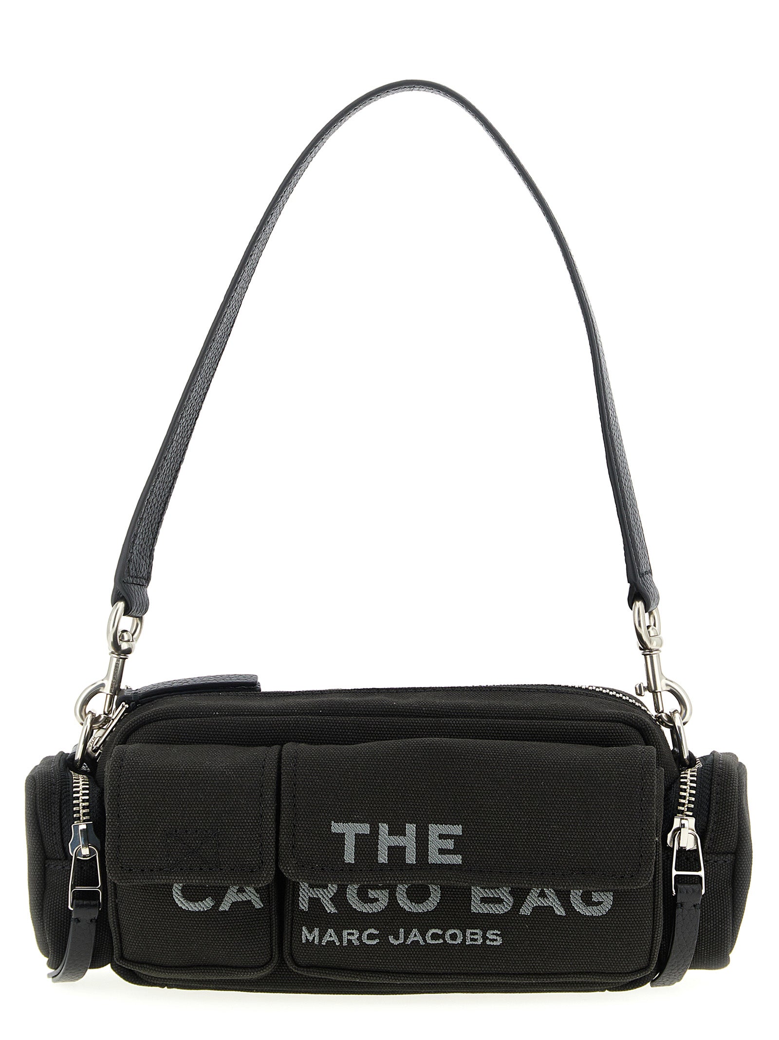 Elevate your style with the Marc Jacobs Black Cotton Shoulder Bag, a luxurious blend of artisanal craftsmanship and sophisticated design, perfect for any occasion.