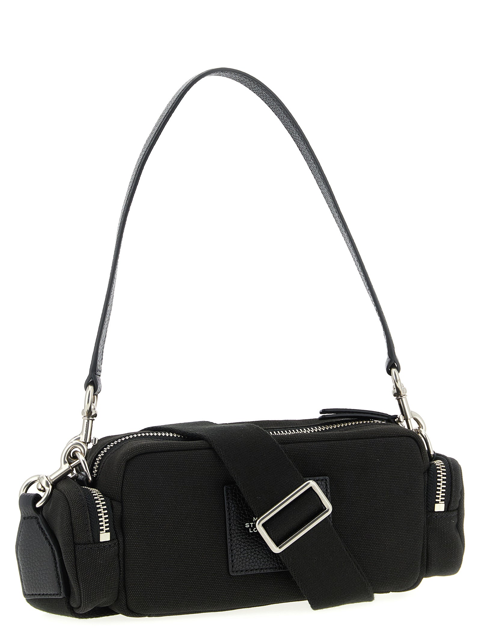 Elevate your style with the Marc Jacobs Black Cotton Shoulder Bag, a luxurious blend of artisanal craftsmanship and sophisticated design, perfect for any occasion.