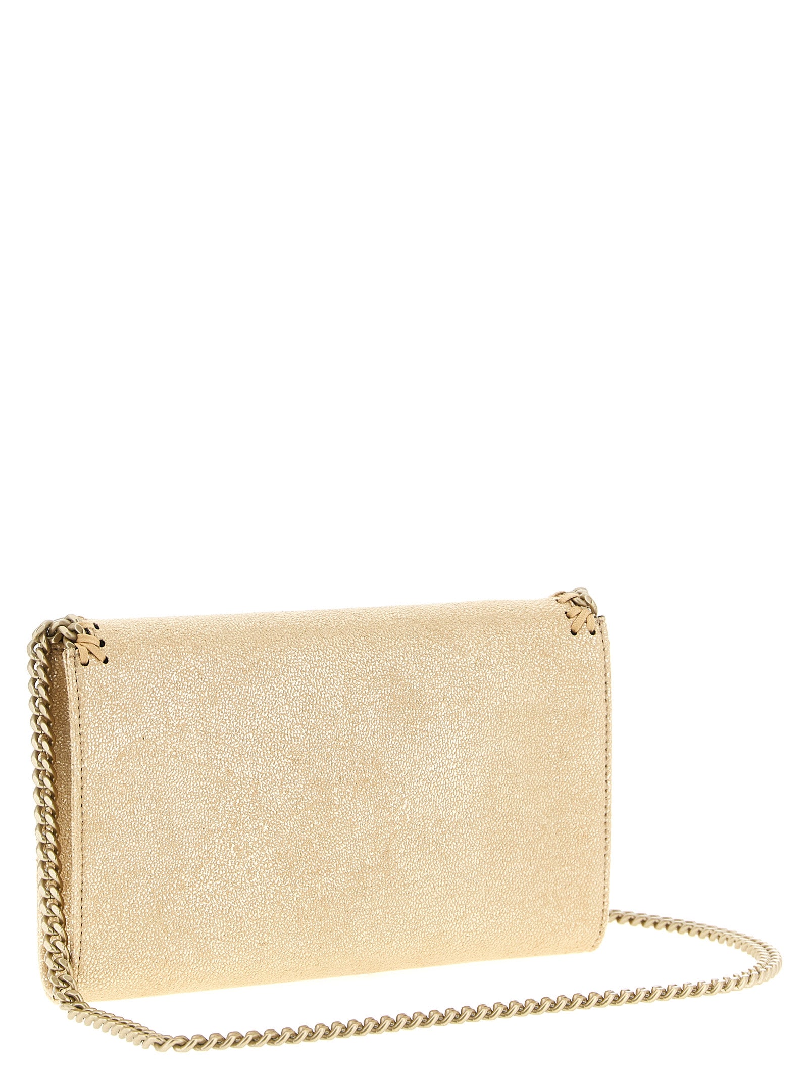 Stella McCartney Gold Polyester Cardholder