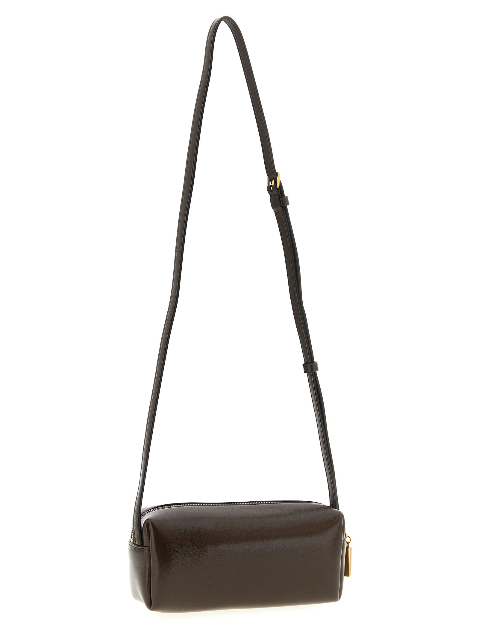 Discover the KHAITE Brown Calfskin Crossbody Bag, a masterpiece of artisanal luxury, blending timeless elegance with modern sophistication for the discerning individual.