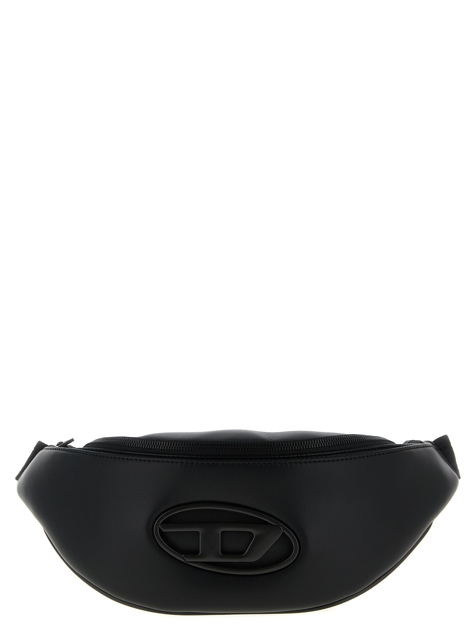 Diesel Black Crossbody Bag - Artisanal Luxury Statement Piece
