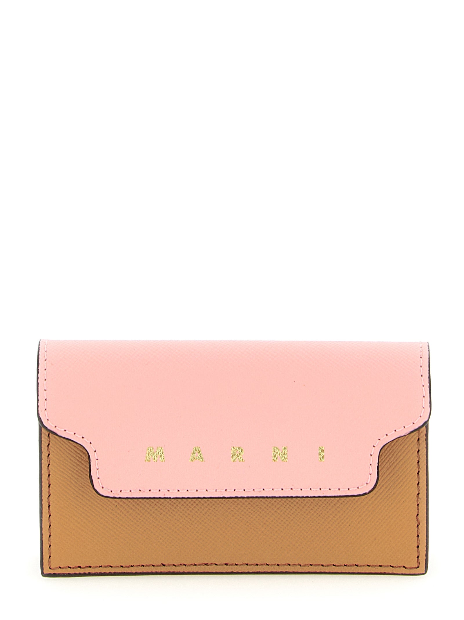 Elevate your accessory game with the Marni Multicolor Calfskin Cardholder, a blend of artisanal craftsmanship and luxurious design, perfect for the discerning individual.