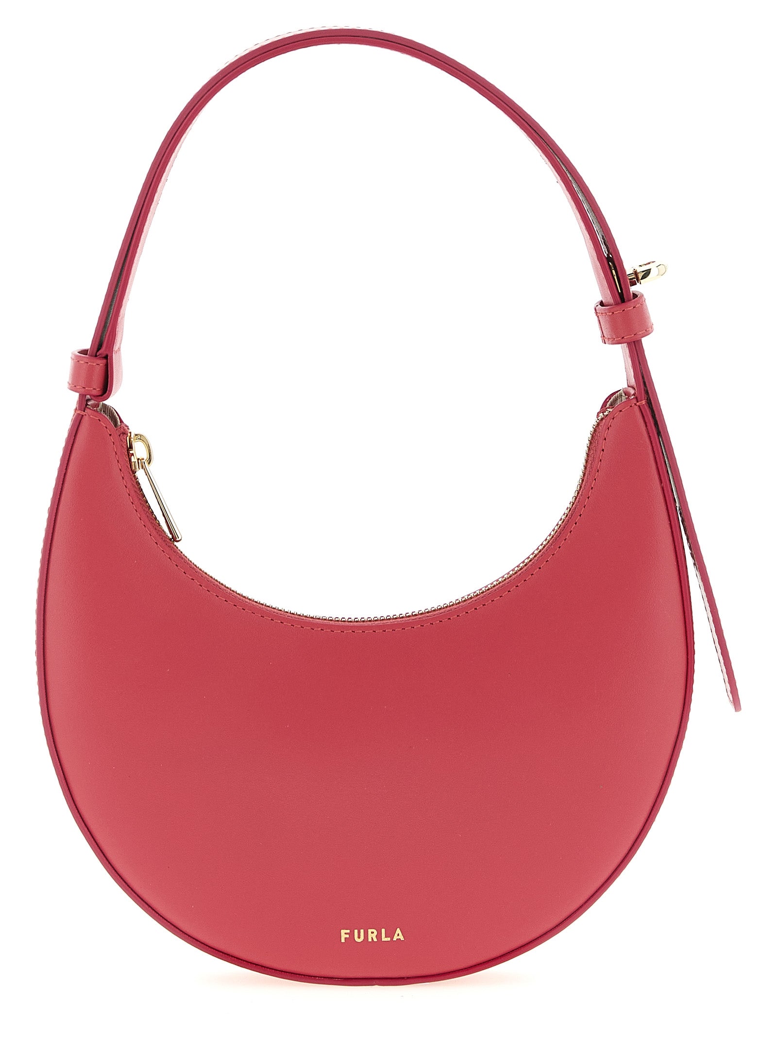 Discover the Furla Fuchsia Calfskin Shoulder Bag, an artisanal masterpiece in luxurious leather, perfect for those who embody elegance and sophistication.