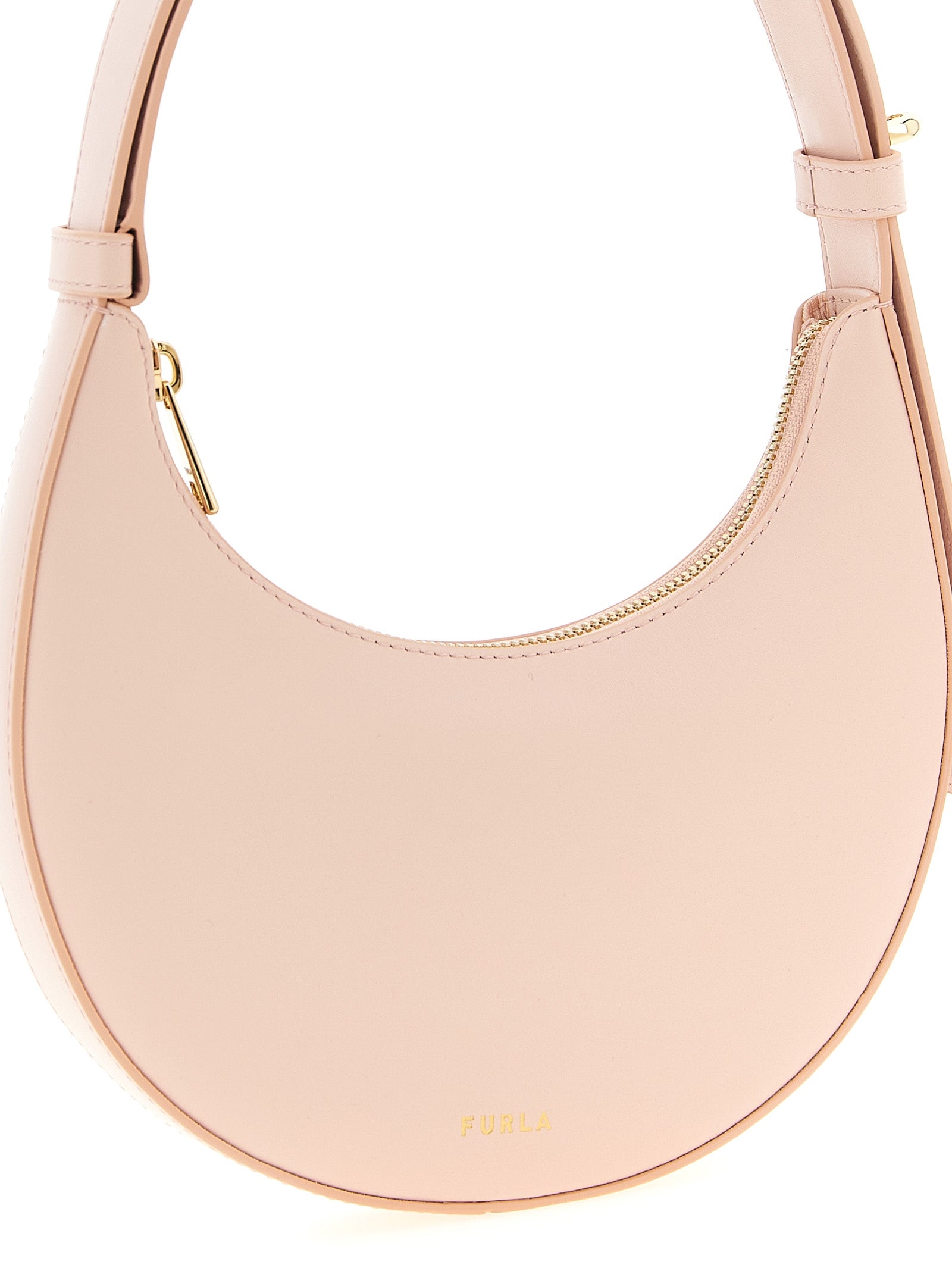 Discover the FURLA Delizia Mini Leather Shoulder Bag, an exquisite blend of 100% calfskin leather and artisanal craftsmanship, perfect for elevating your style with elegance.