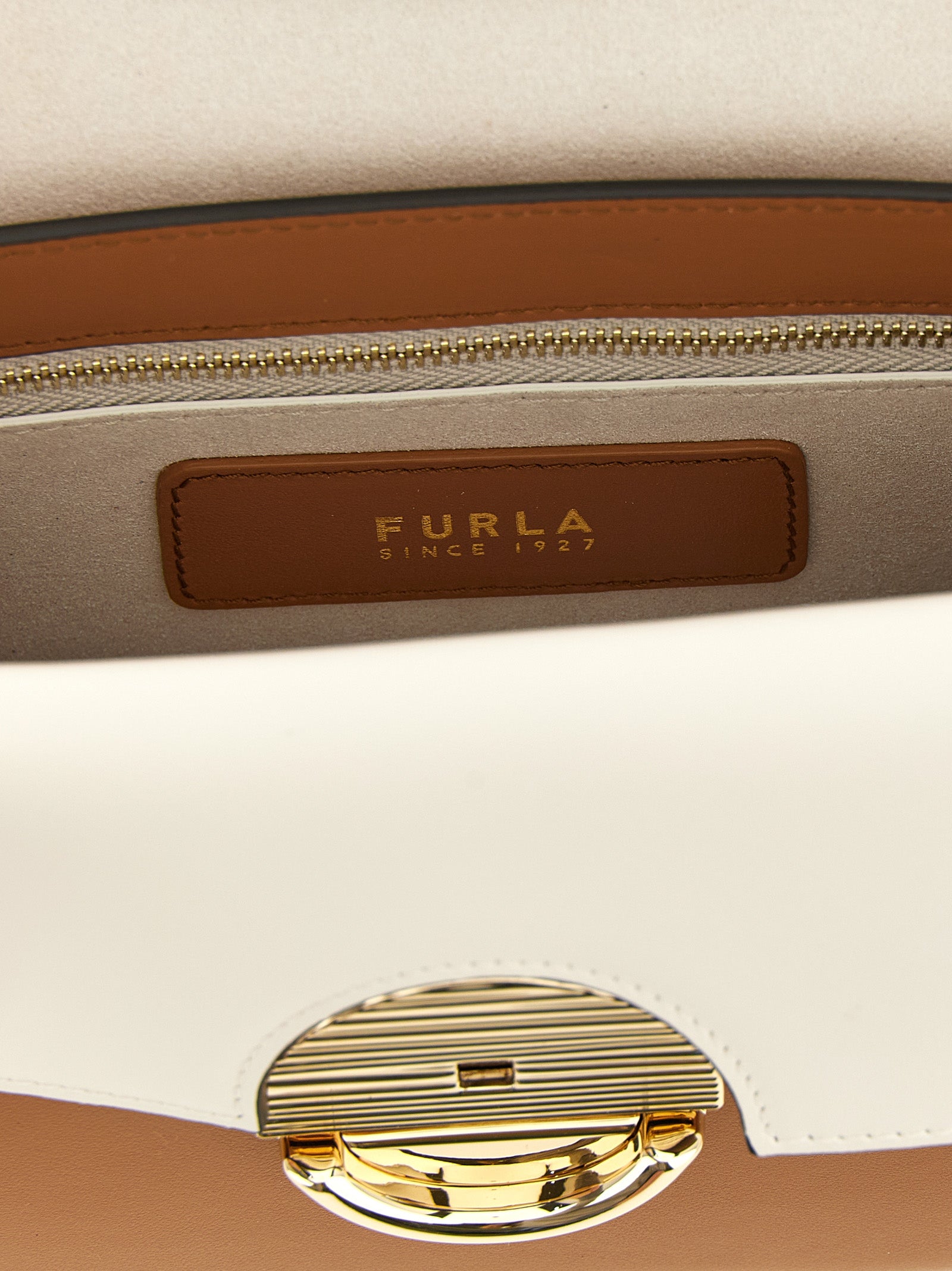 Furla Multicolor Lamb Leather Crossbody Bag, Artisanal Luxury