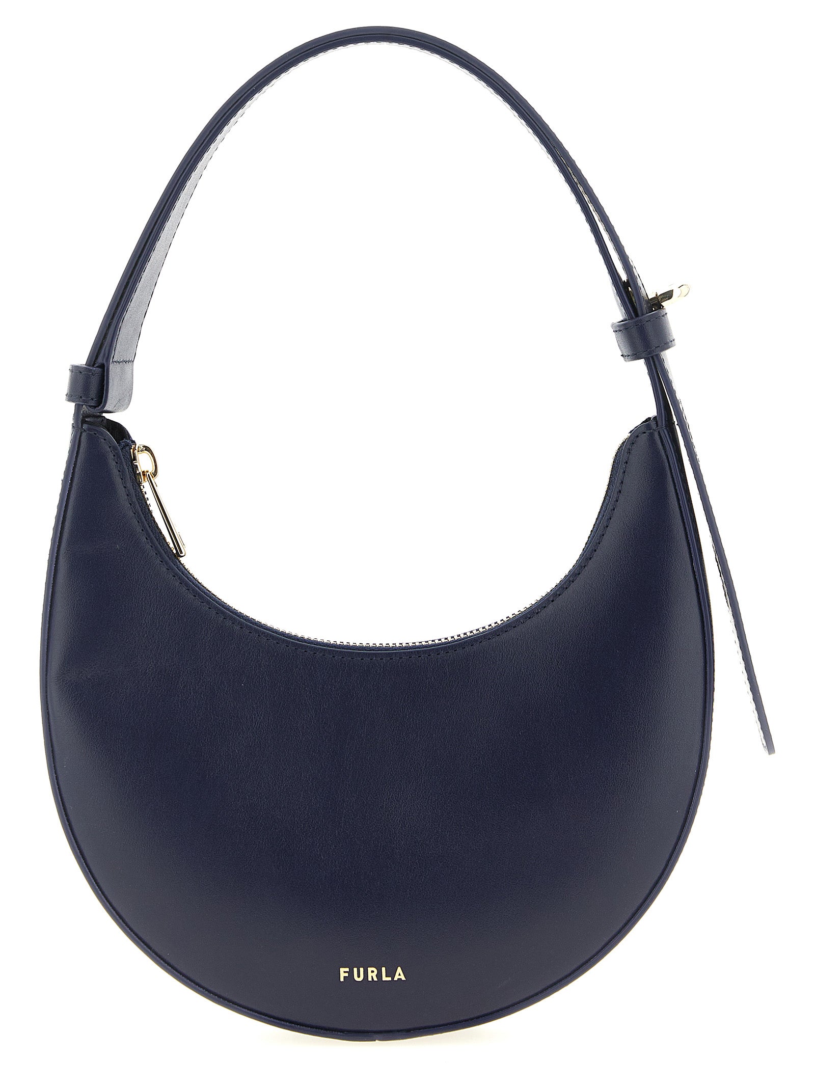Elevate your style with the Furla Blue Calfskin Shoulder Bag, a masterpiece of artisanal luxury crafted from premium calfskin, perfect for any sophisticated occasion.