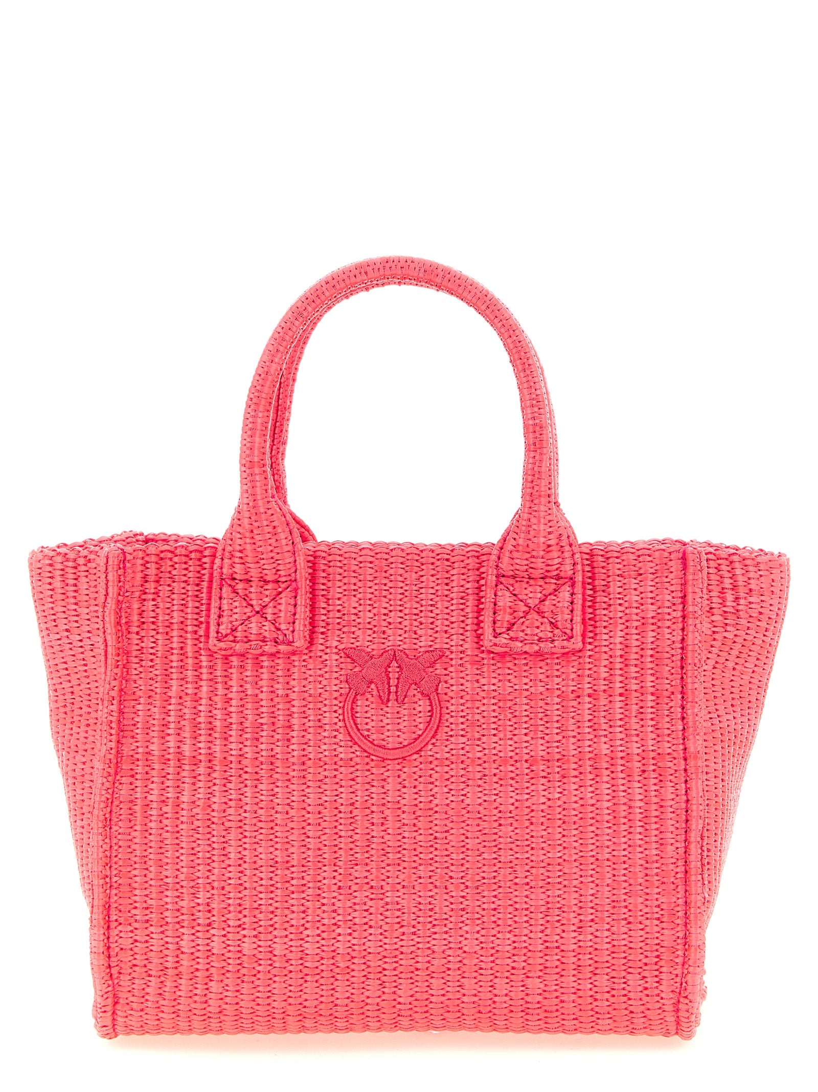 Elevate your style with PINKO's Fuchsia Polypropylene Tote Bag, a masterpiece of artisanal luxury, perfect for any occasion where elegance meets practicality.