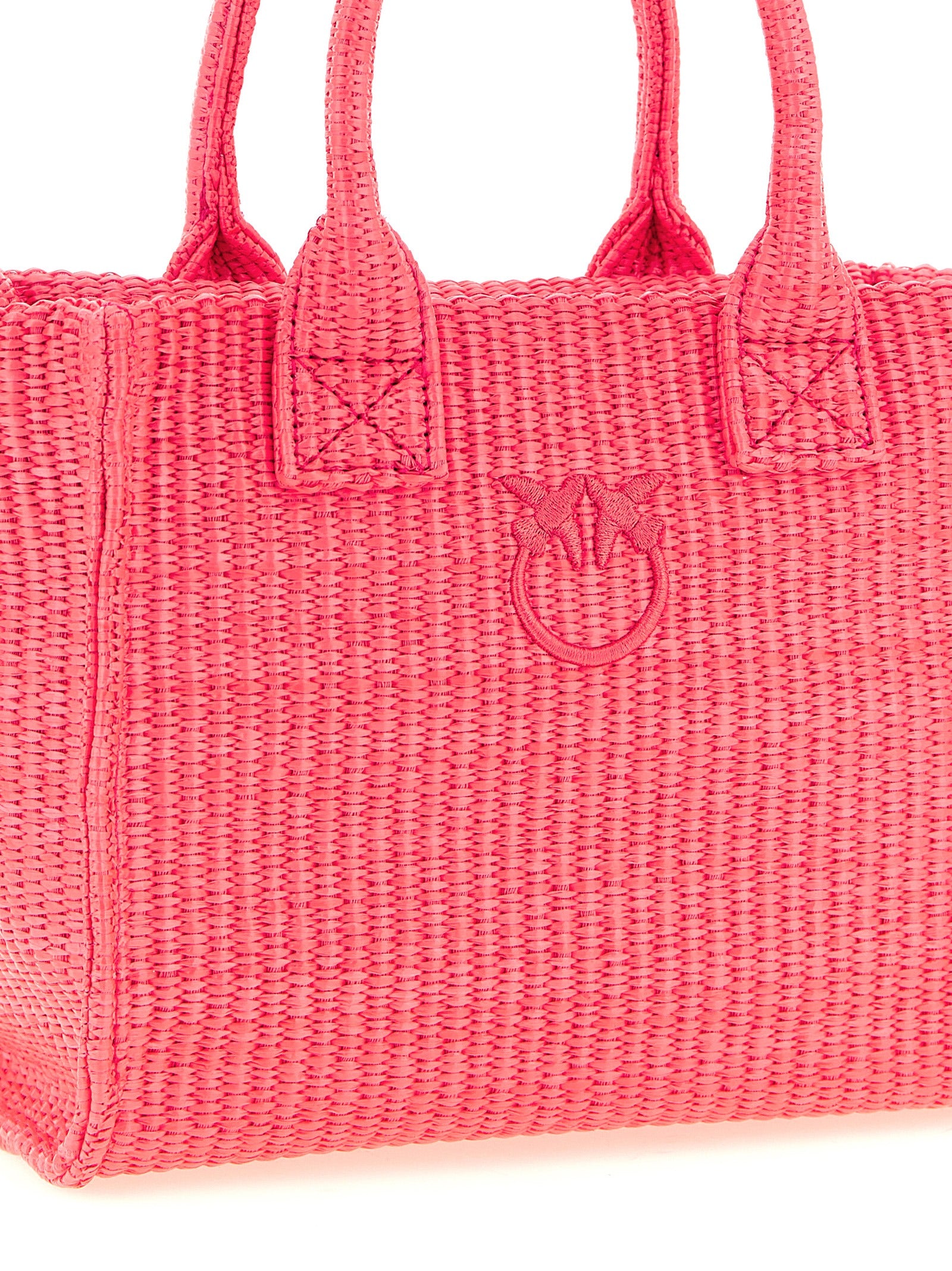 Discover the PINKO Fuchsia Polypropylene Tote Bag, a blend of artistry and practicality, embodying luxury for every occasion with exquisite craftsmanship and iconic design.
