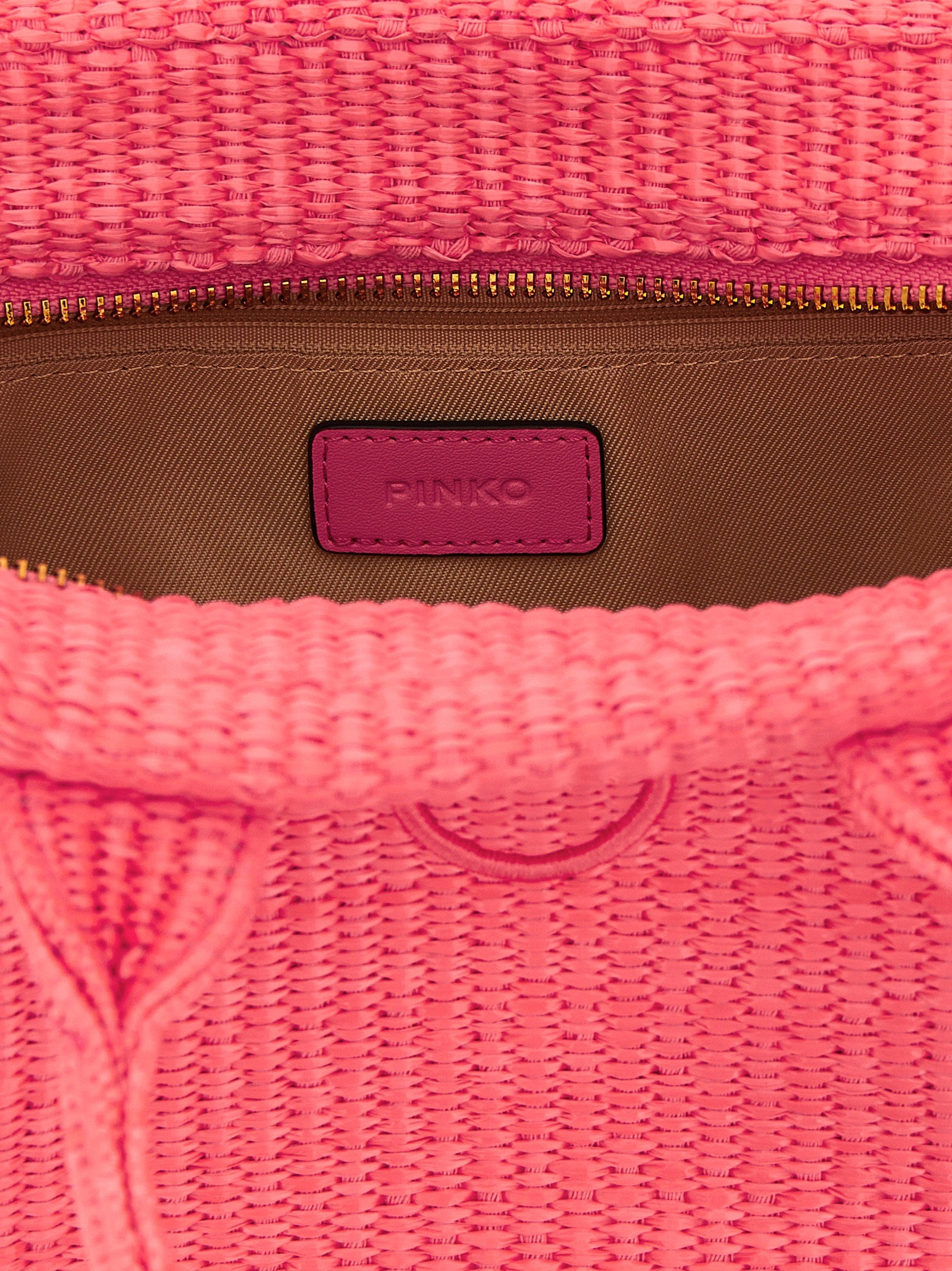Discover the PINKO Fuchsia Polypropylene Tote Bag, a masterful blend of artistry and practicality, embodying elegance for every occasion.