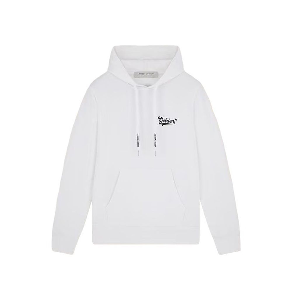Golden Goose White Cotton Sweatshirt - Artisanal Luxury Fashion