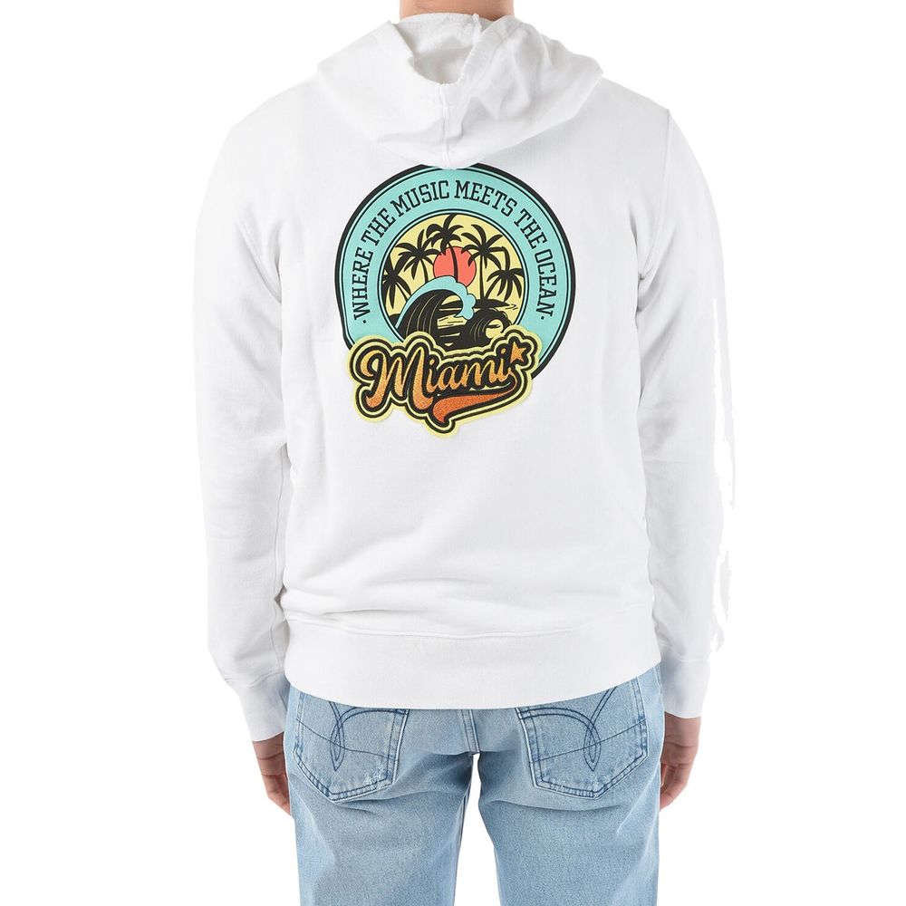 Golden Goose White Cotton Sweatshirt – Artisanal Luxury Fashion