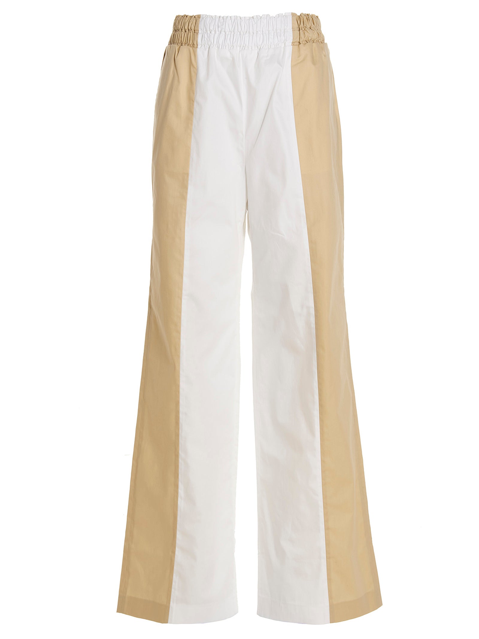 Elevate your style with Fabiana Filippi's multicolor cotton casual pants, a masterpiece of Italian craftsmanship that embodies luxury and effortless sophistication.